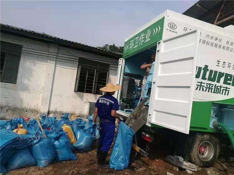 西塞山工业污泥压干处理